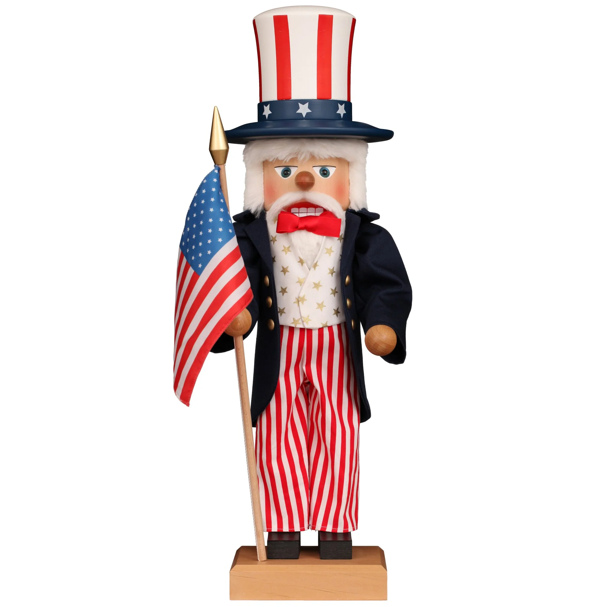 Christian Ulbricht Premium Nutcracker Figurine - Uncle Sam, 20.5"