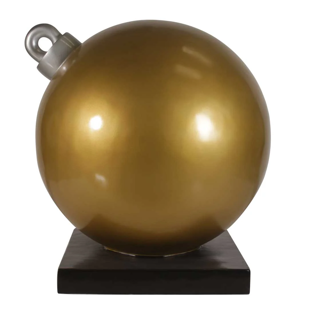 Large Fiberglass Christmas Ball Ornament, 24" to 47" - Image 12