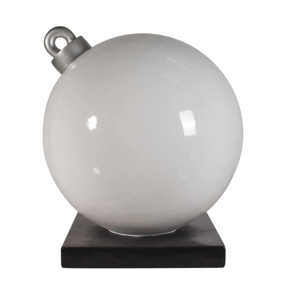 Large Fiberglass Christmas Ball Ornament, 24" to 47" - Image 13
