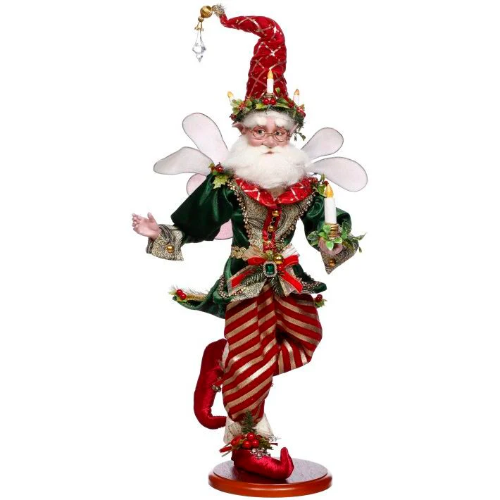 Christmas Candle Fairy on Base Figurine, 21"