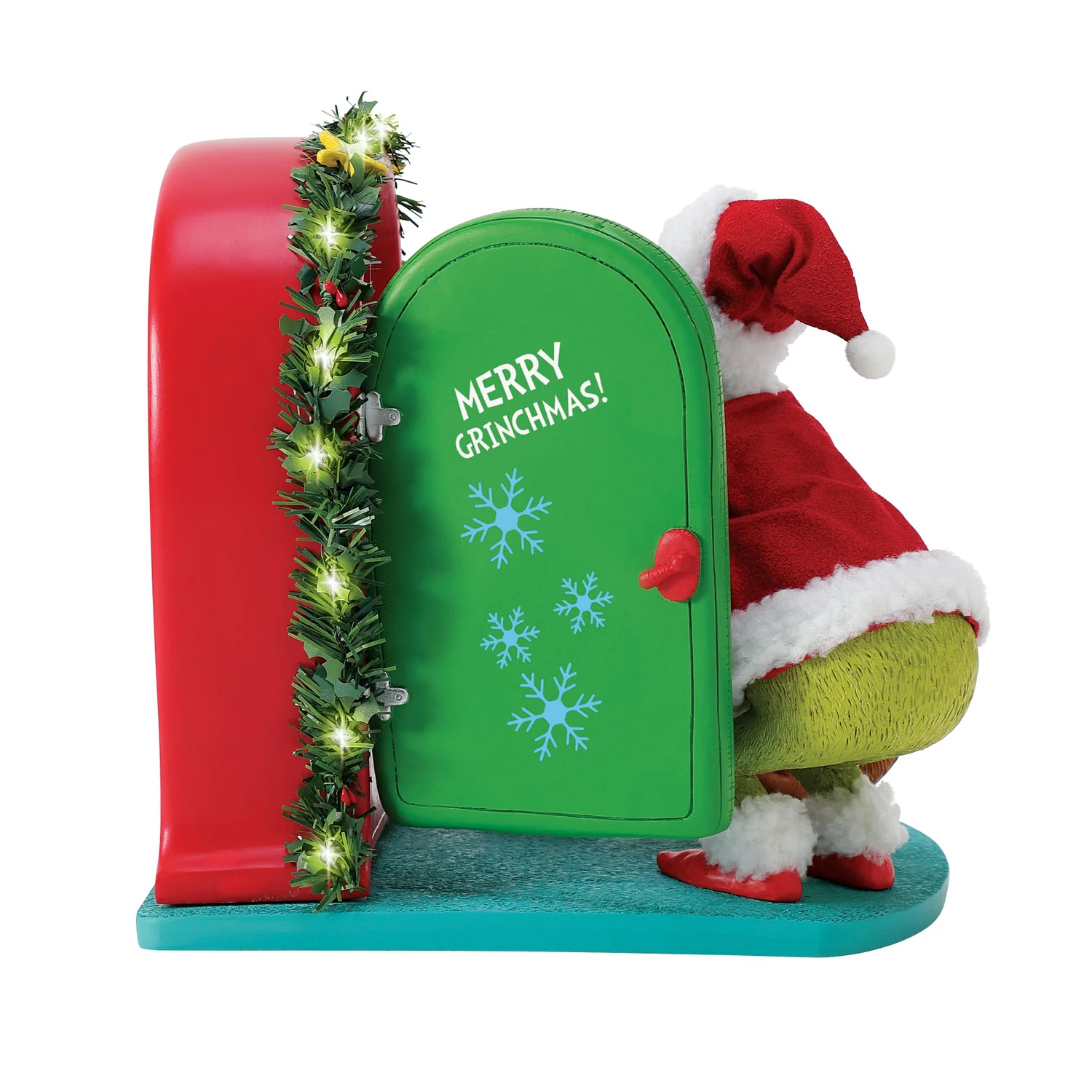 Christmas Dinner Grinch Figurine, 10" - Image 2