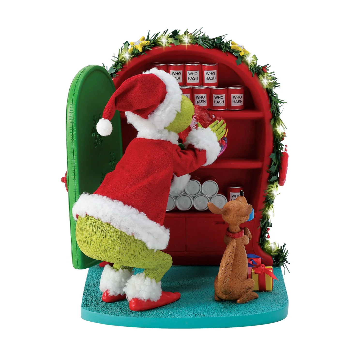 Christmas Dinner Grinch Figurine, 10" - Image 3