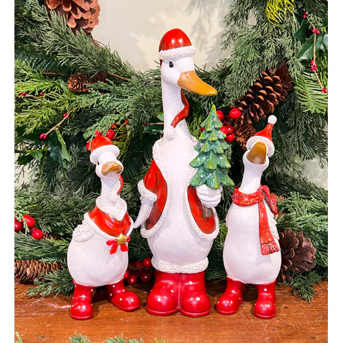 Christmas Ducks, 11 - 16" (Set of 3)j