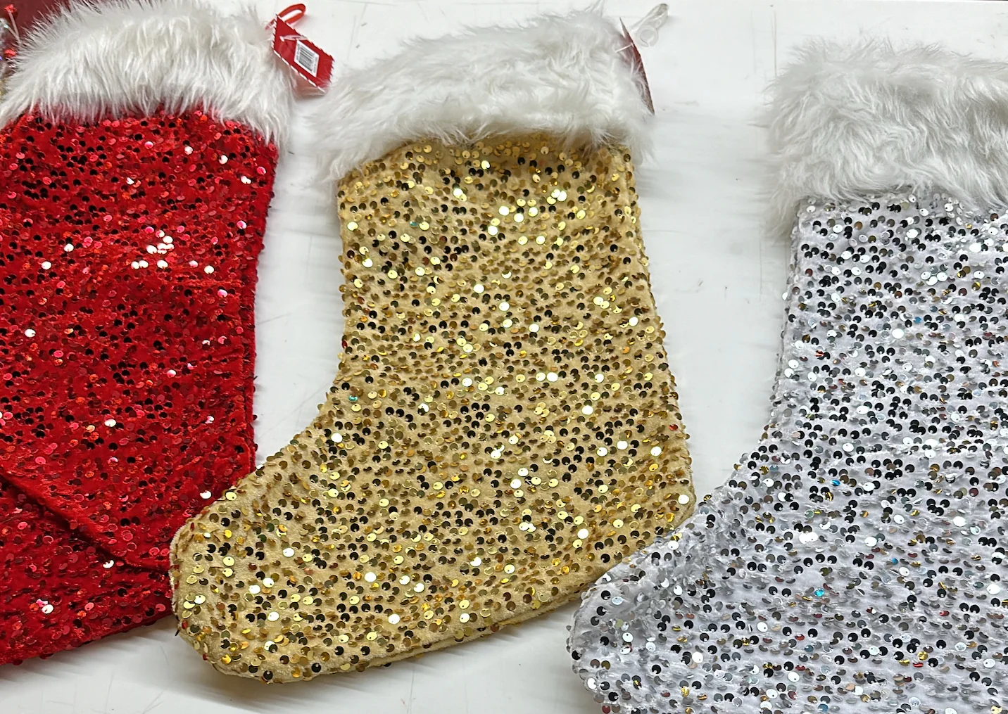 Christmas Glitter Stocking