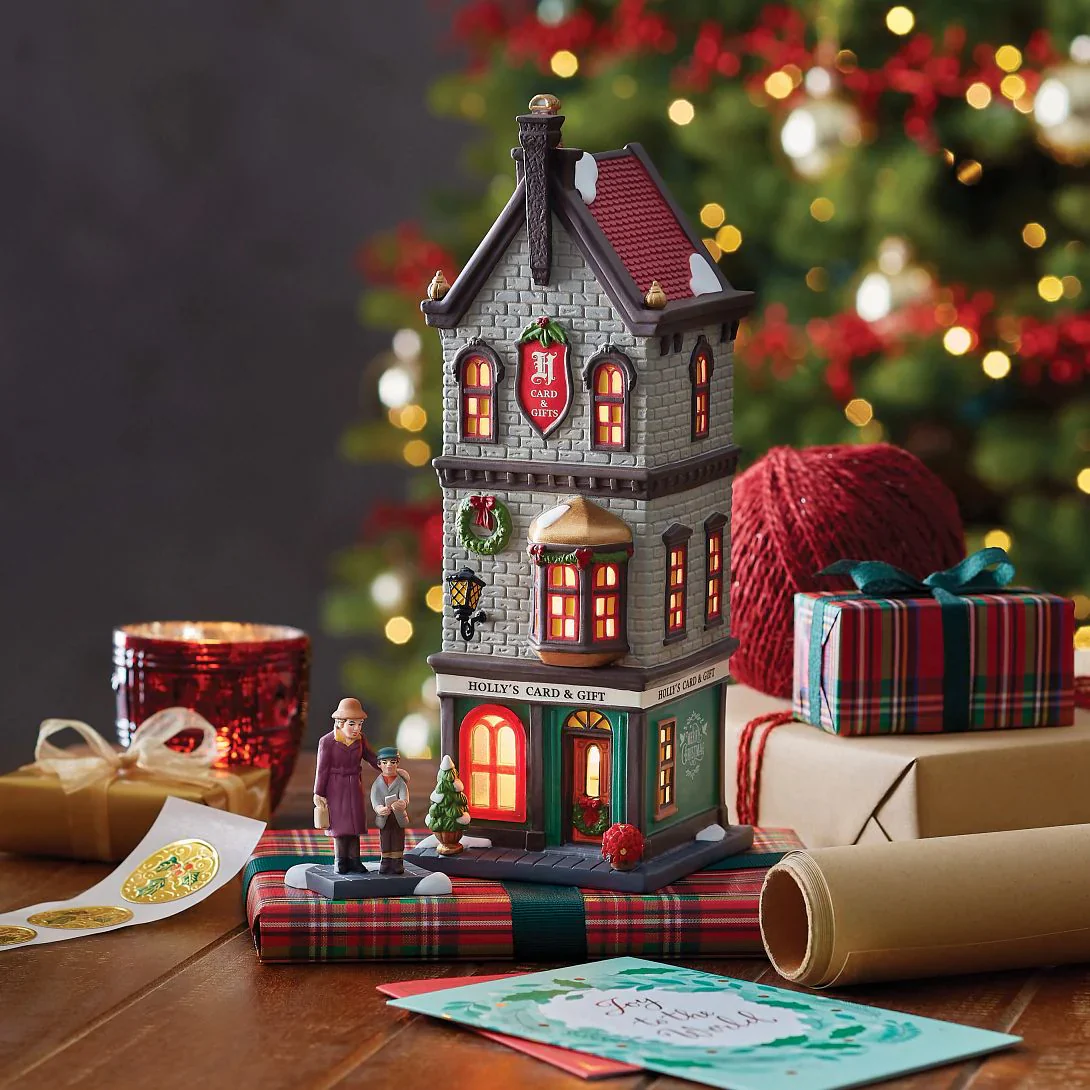 Christmas in the City Village - Holly's Card & Gift Figurine - Image 3