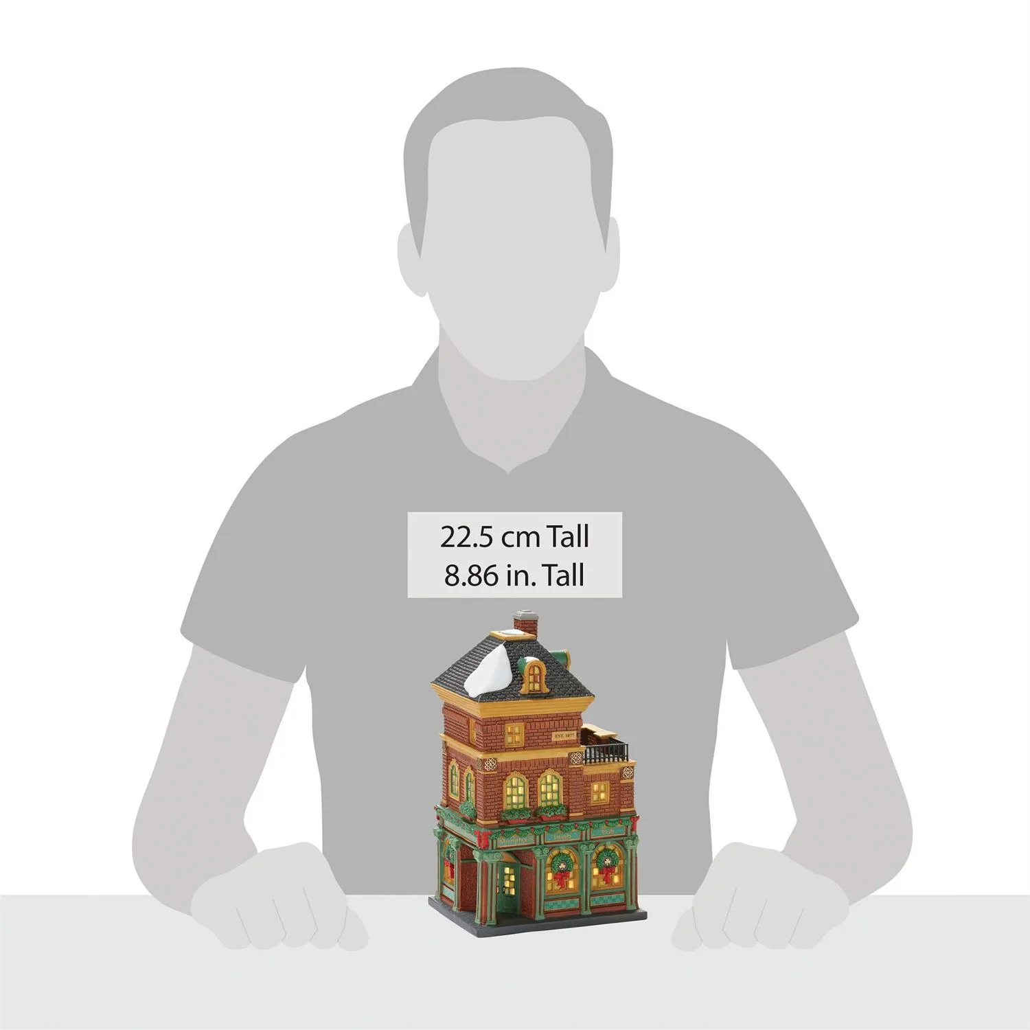 Christmas in the City Village - Murphy's Irish Pub Figurine - Image 4
