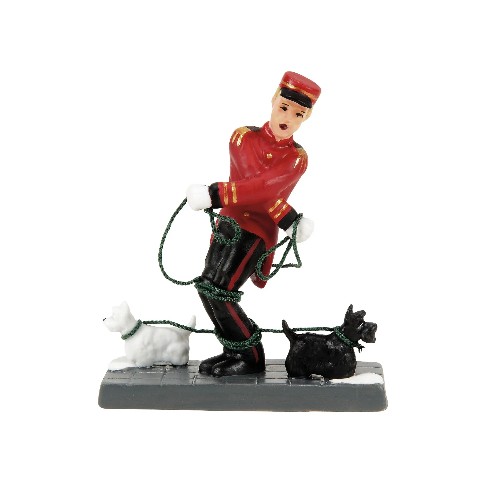 Christmas in the City Village - Puppydog Tangle Figurine, 2.64"