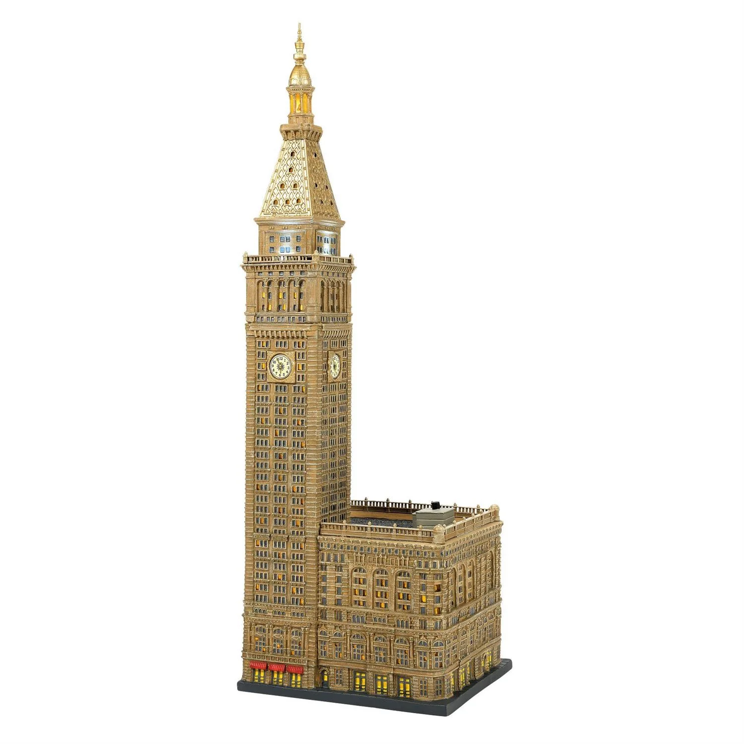 Christmas in the City Village - The Griffith Tower Lighted Figurine, 19.8"