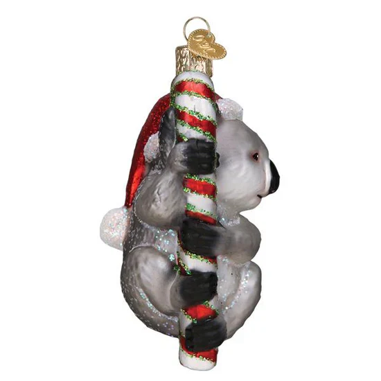 Christmas Koala Ornament, 4" - Image 5