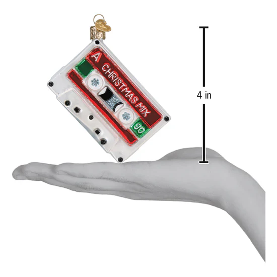 Christmas Mixtape Ornament, 4" - Image 5