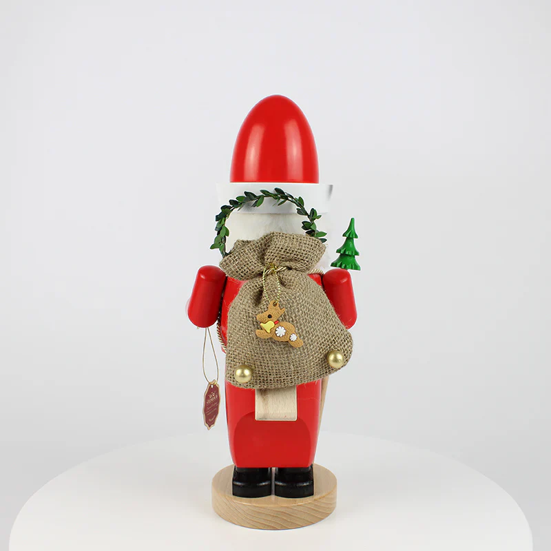 Chubby Santa Claus Nutcracker Figurine, 13" - Image 6