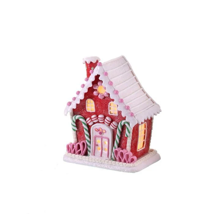 Claydough LED Candy House, 9.5" (2 styles - sold individually) - Image 3