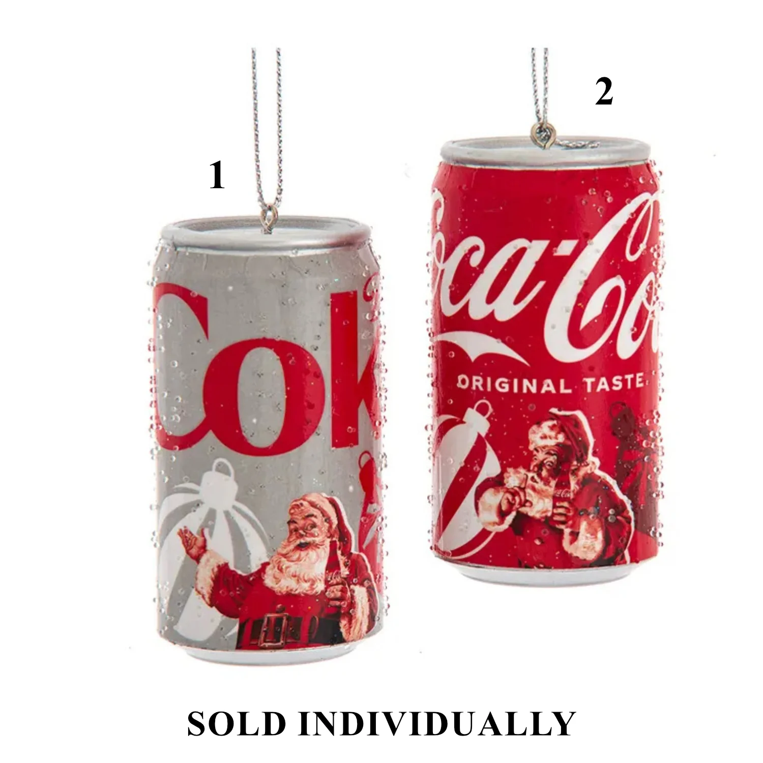 Coca-Cola® Santa Coke & Diet Coke Can Ornaments, 3" (2 styles - sold individually)