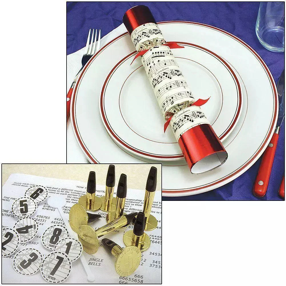 Concerto with Musical Whistles Party Crackers, 10" (Set of 8) - Image 4