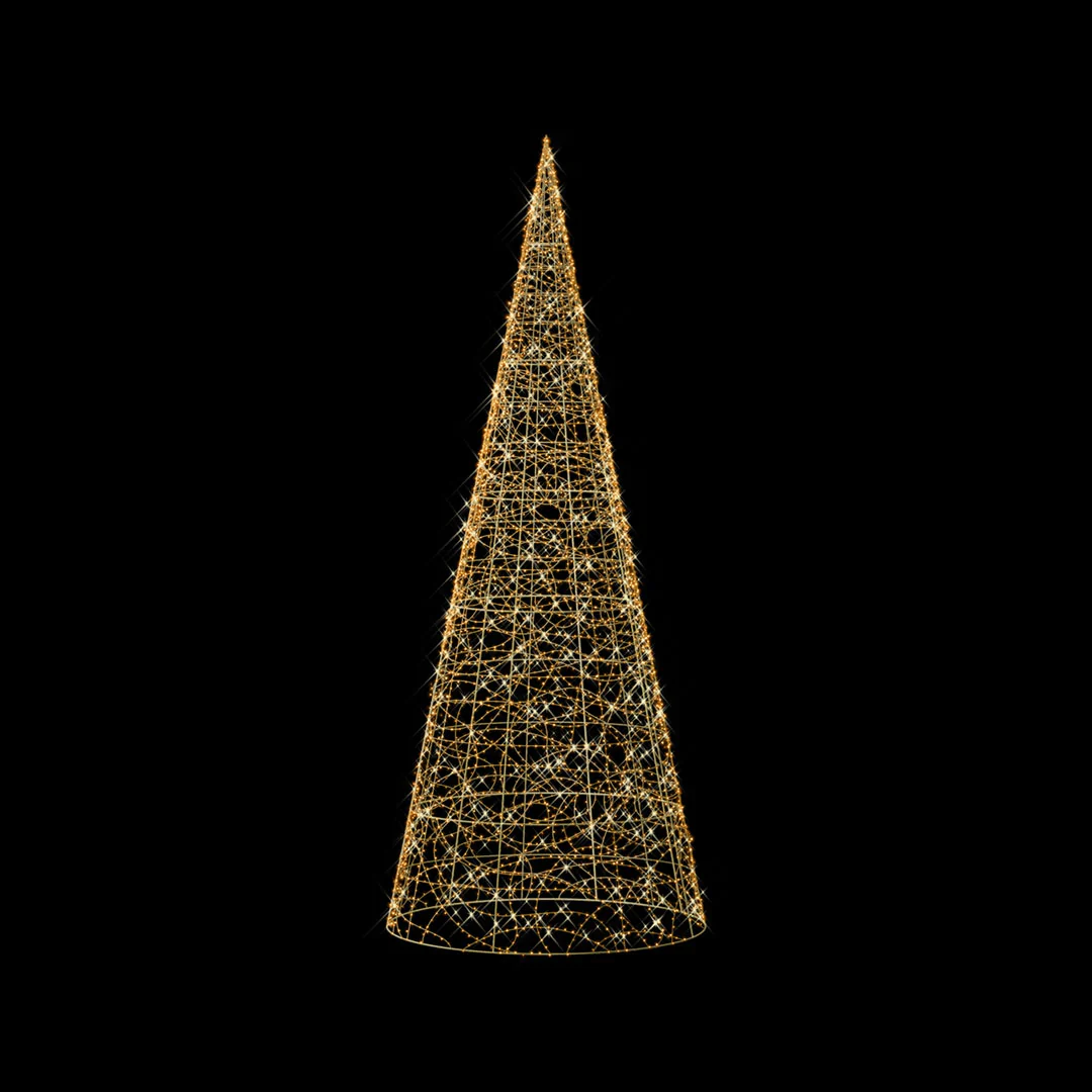 Cone Struct, LED Lit (Warm White), 19ft