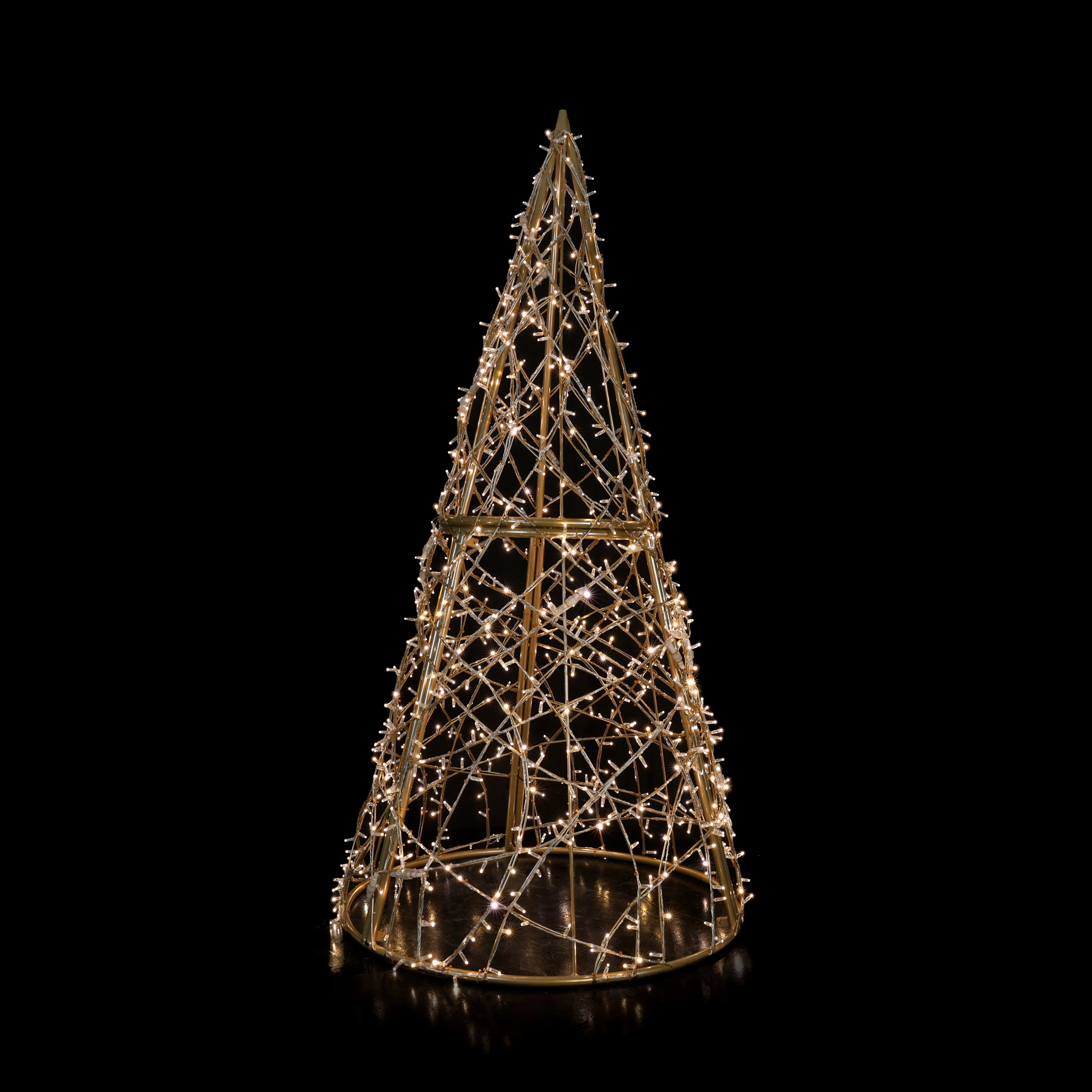 Lighted Cone Struct, Warm White, 12 ft. (370CM)