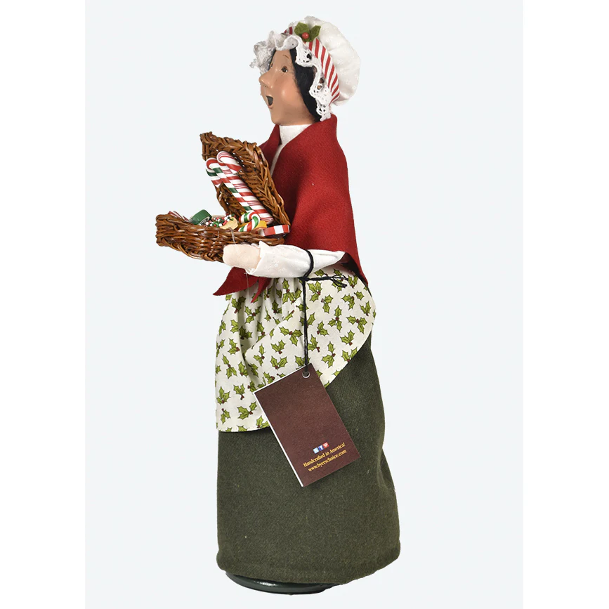 Cry Selling Sweets Caroler Figurine, 13" - Image 2