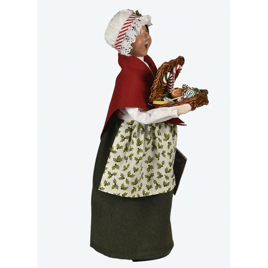 Cry Selling Sweets Caroler Figurine, 13" - Image 4