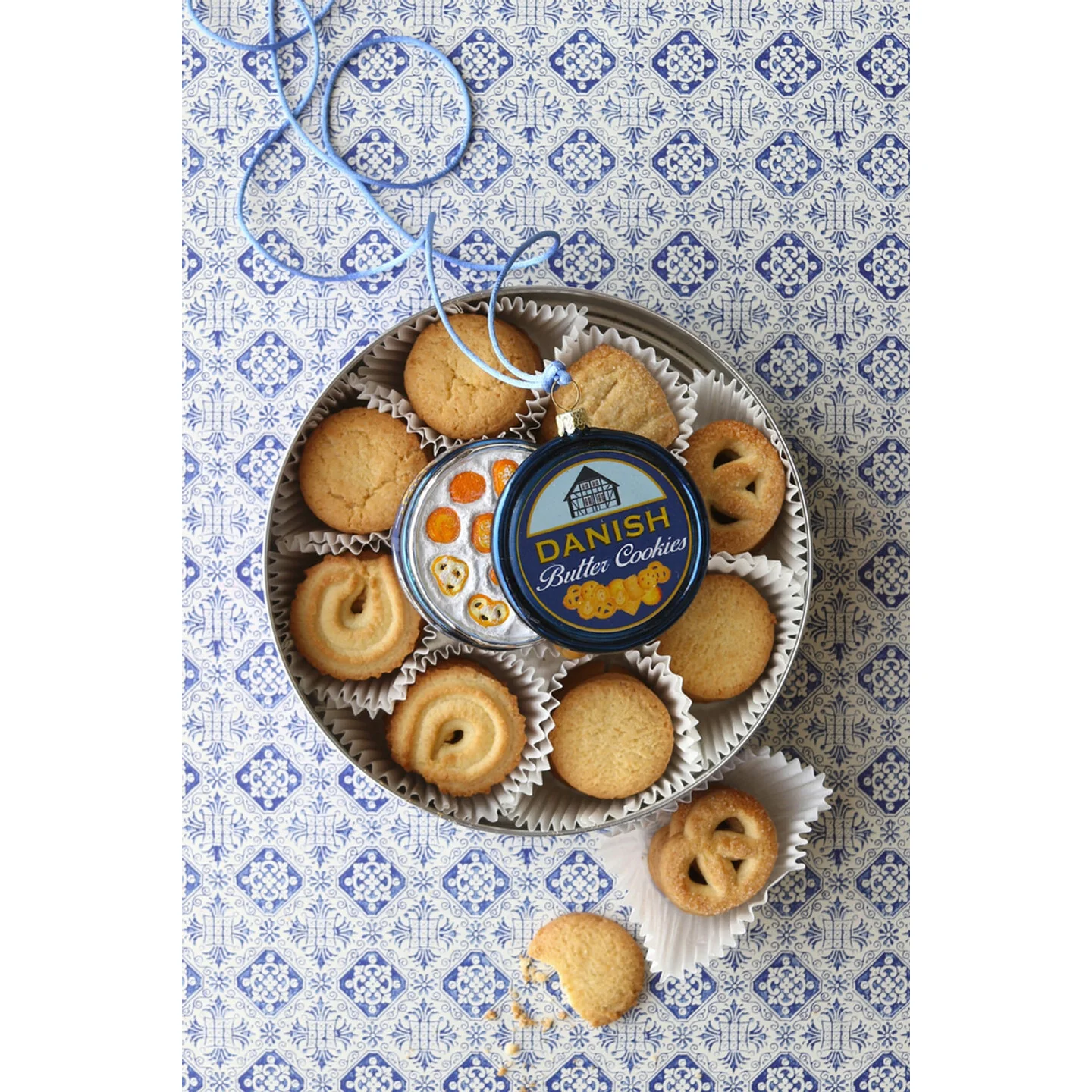 Danish Butter Cookie Ornament, 4" - Image 2