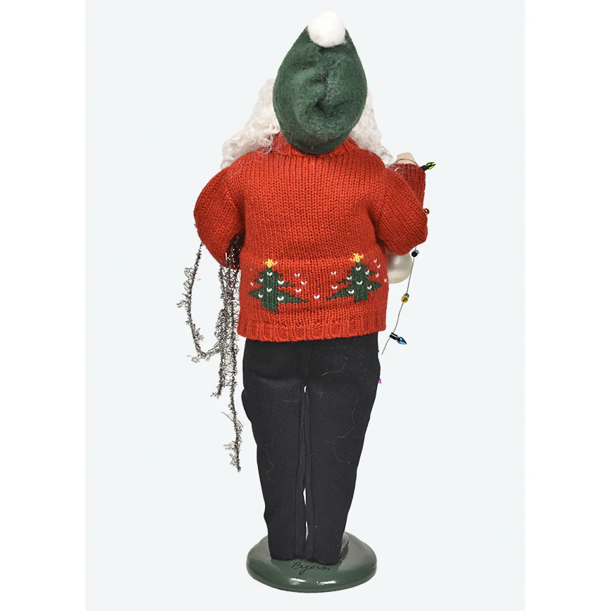 Decorating Santa Caroler Figurine, 13" - Image 2
