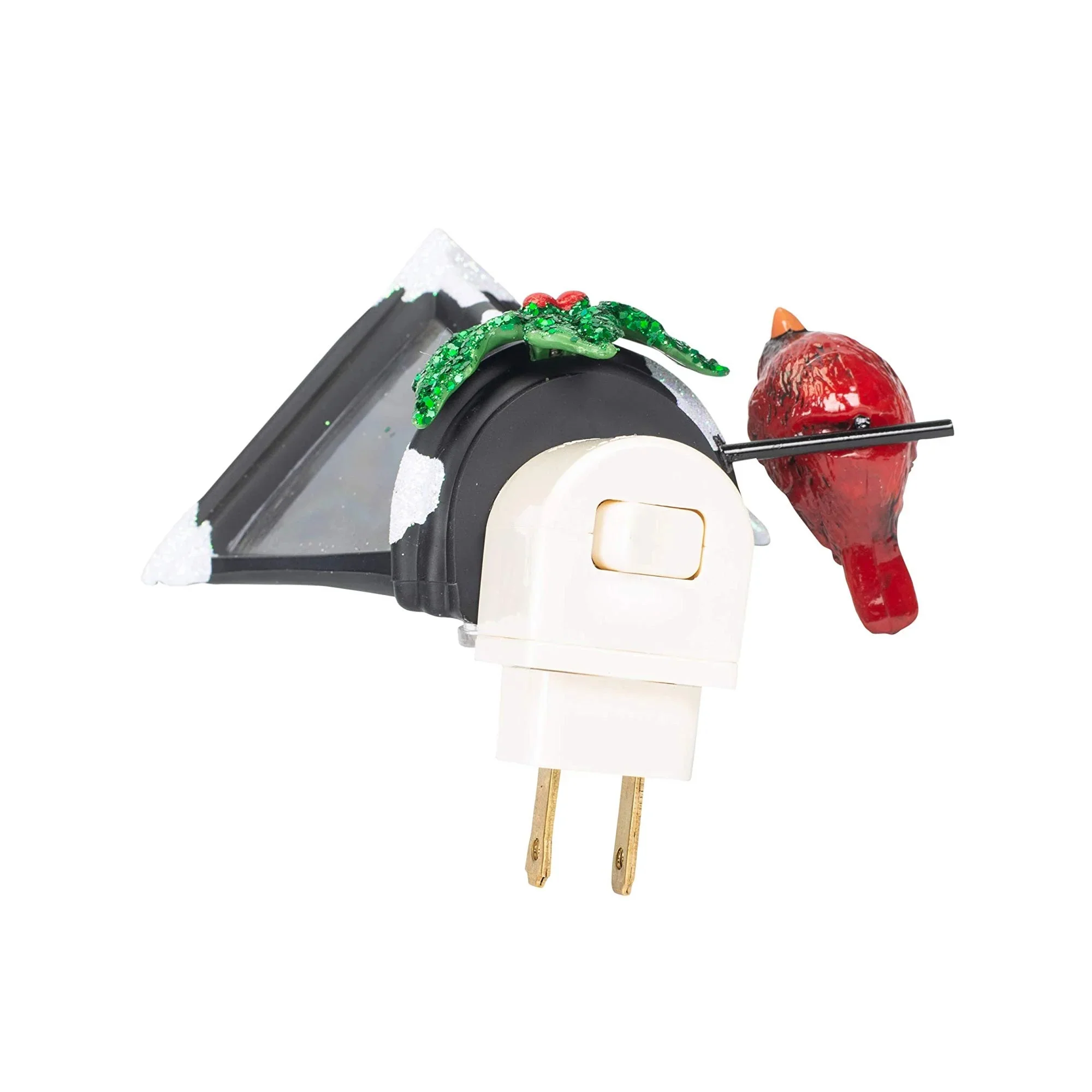 Decorative Lantern w/ Cardinal Night Light, 6" - Image 4