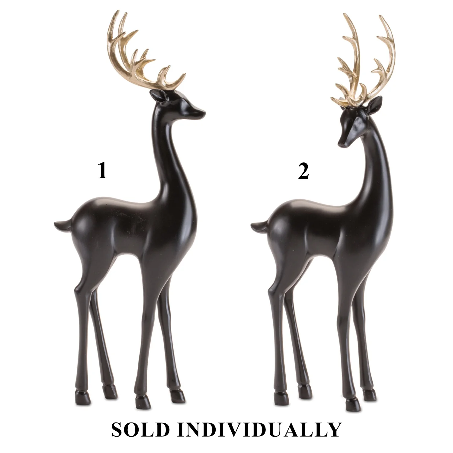 Resin Standing Deer Figurine, 16.5" (2 styles - sold individually)