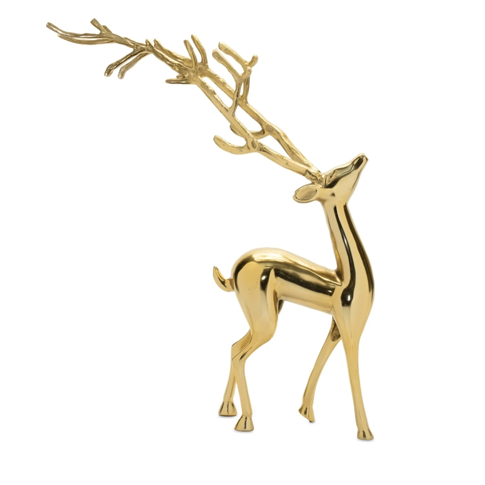 Aluminum Deer Figurine, 23 - 32.5" (2 styles - sold individually) - Image 3