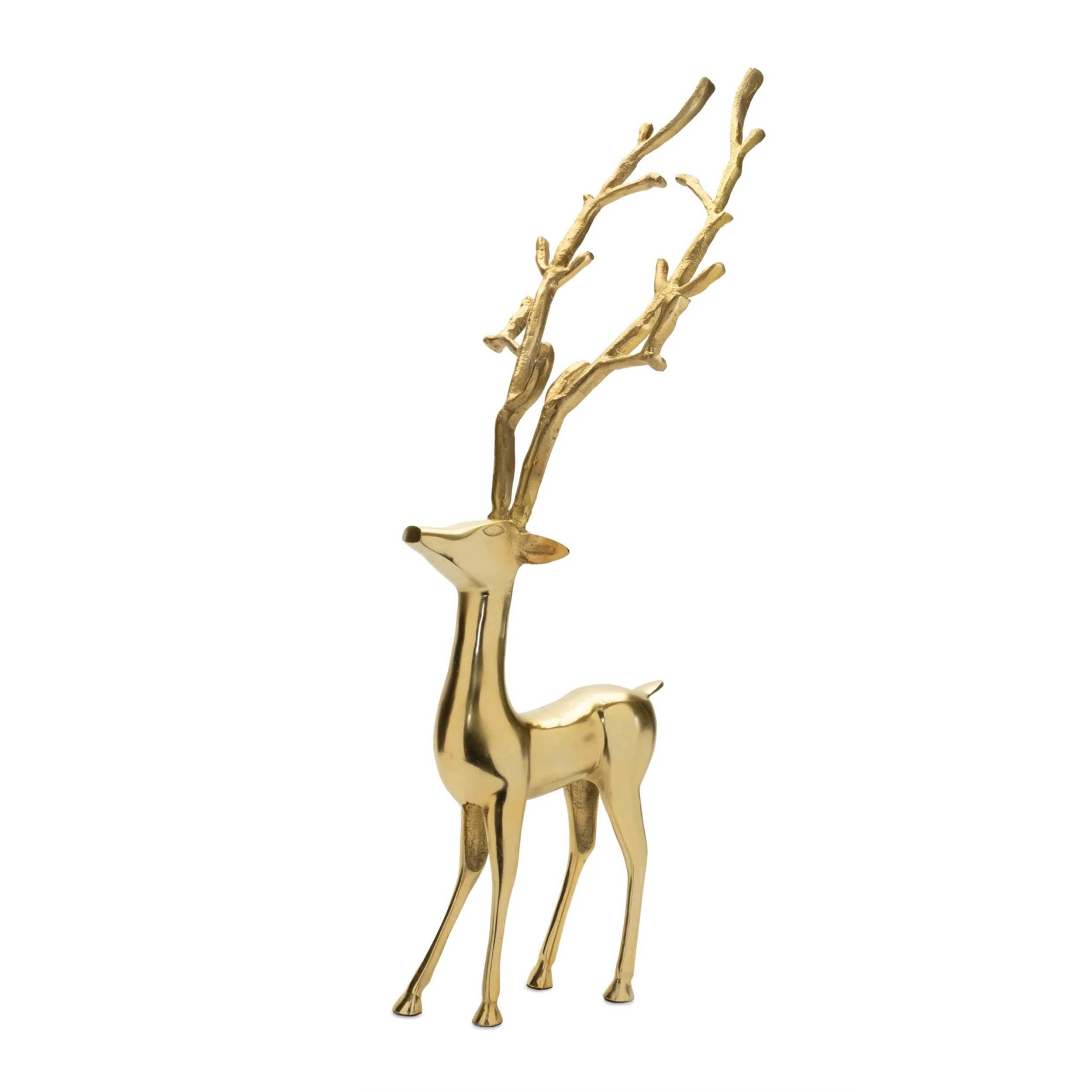 Aluminum Deer Figurine, 23 - 32.5" (2 styles - sold individually) - Image 4