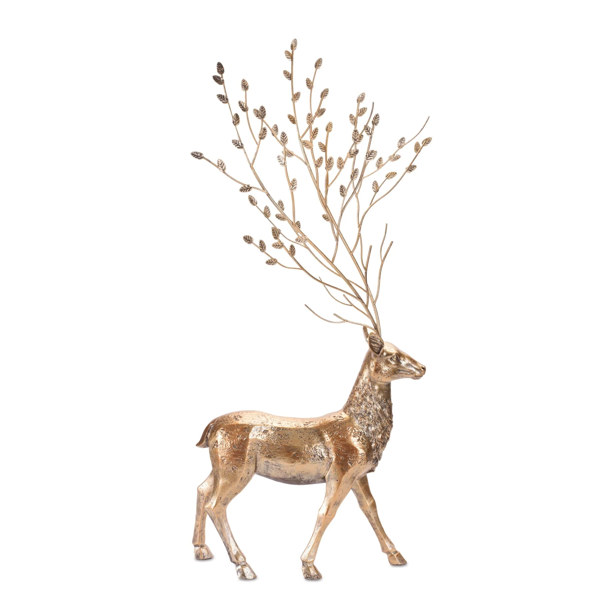 Resin/Metal Deer Figurine, 40" (2 styles - sold individually) - Image 2