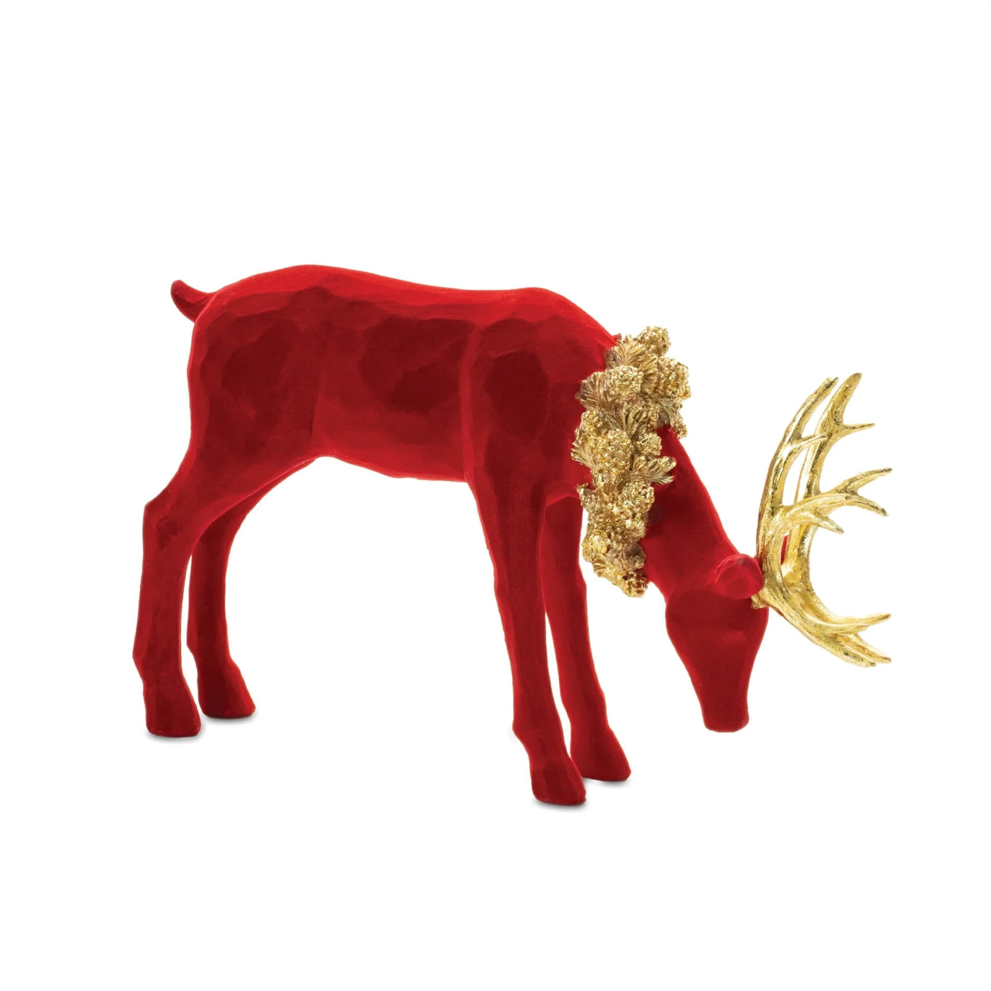 Red Resin Deer, 7.5 - 13" (2 styles - sold individually) - Image 3