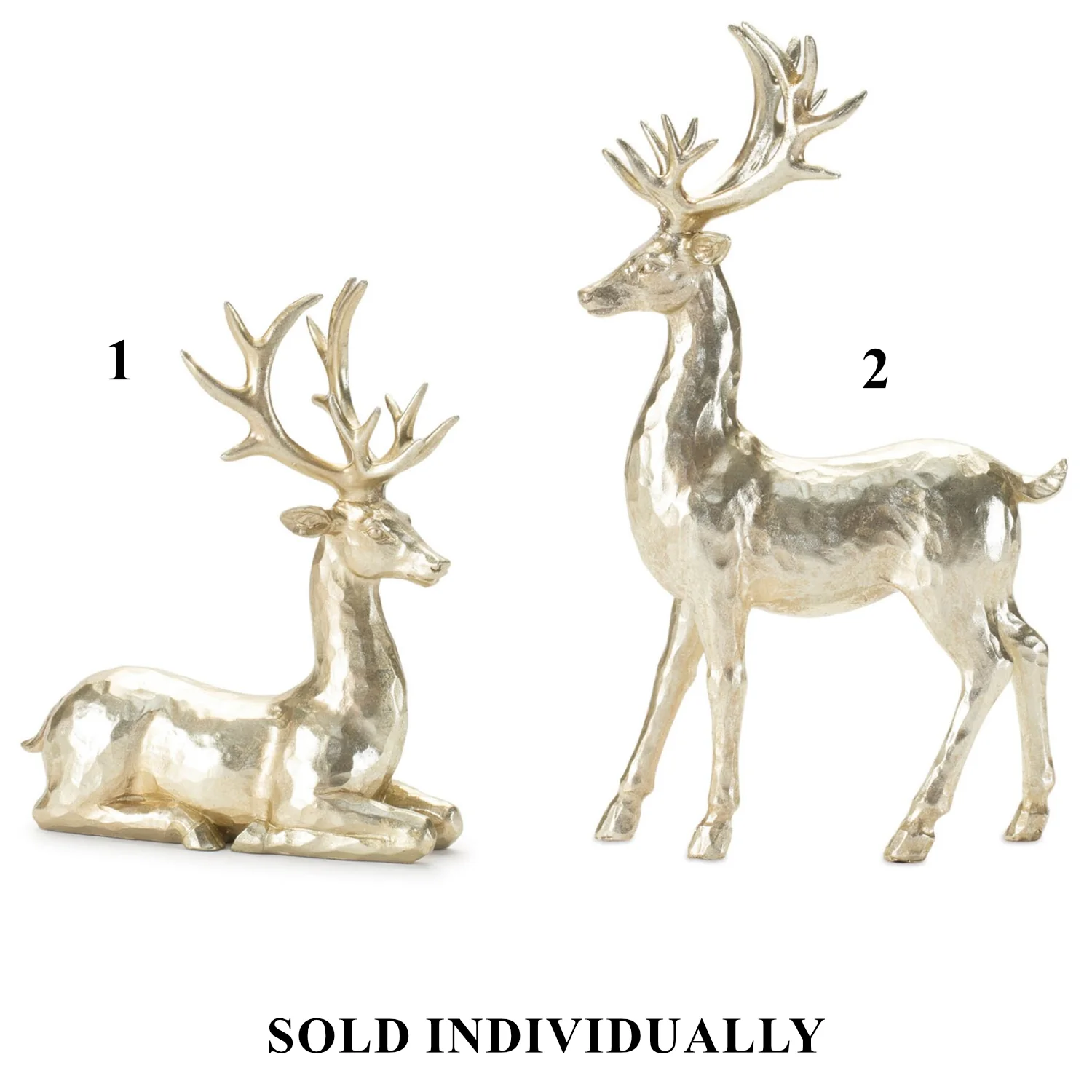 Resin Deer Figurine, 8.5 - 12" (2 styles - sold individually)