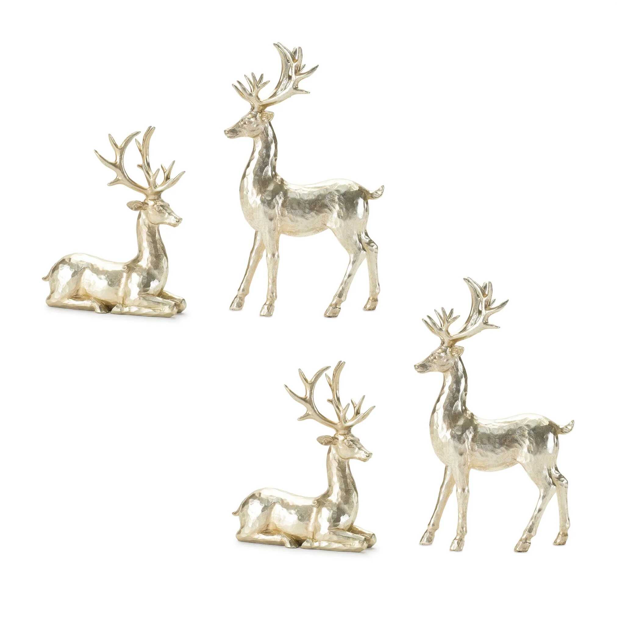 Resin Deer Figurine, 8.5 - 12" (2 styles - sold individually) - Image 3