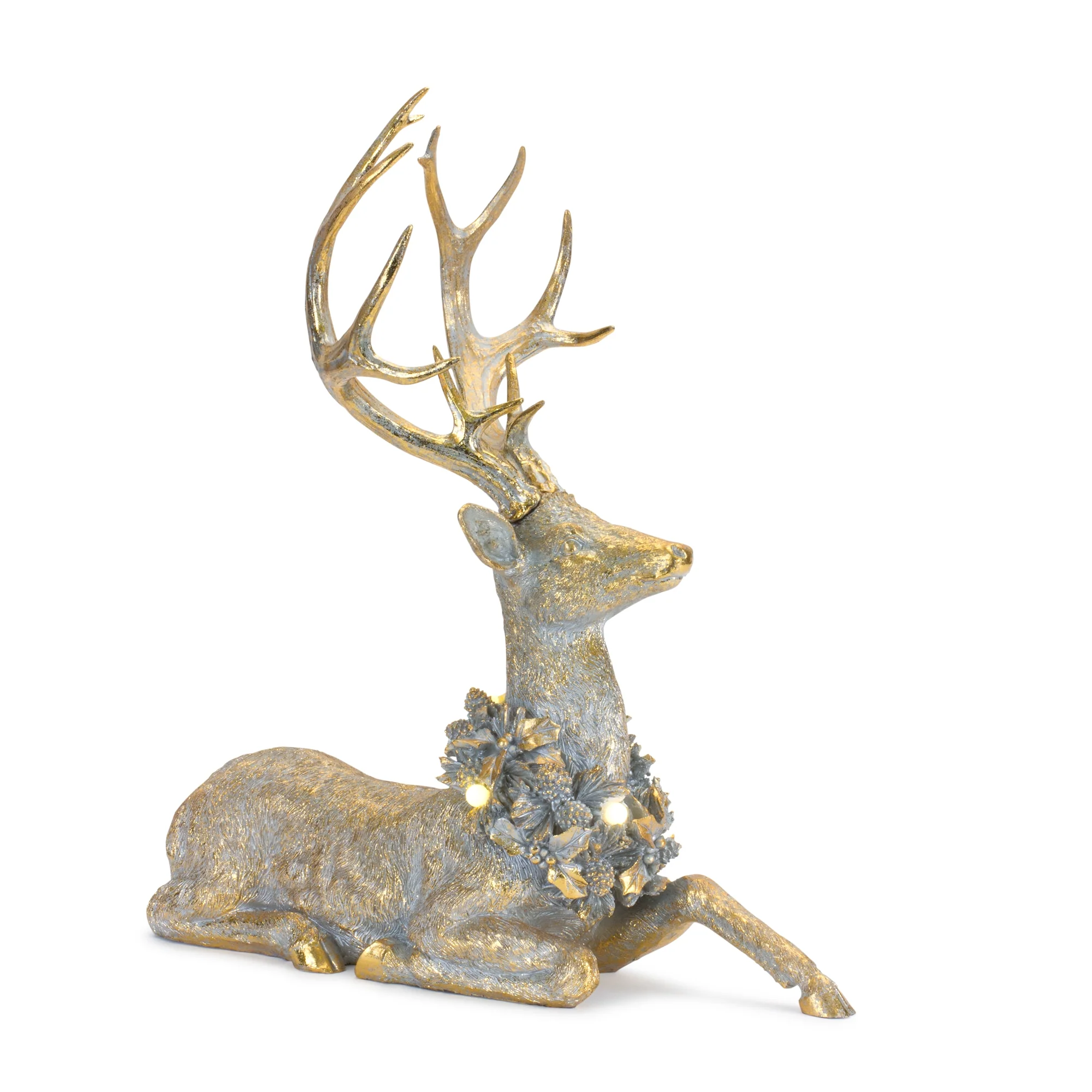 Resin Deer w/LED Light Figurine, 21.75" (2 Styles - sold individually) - Image 5