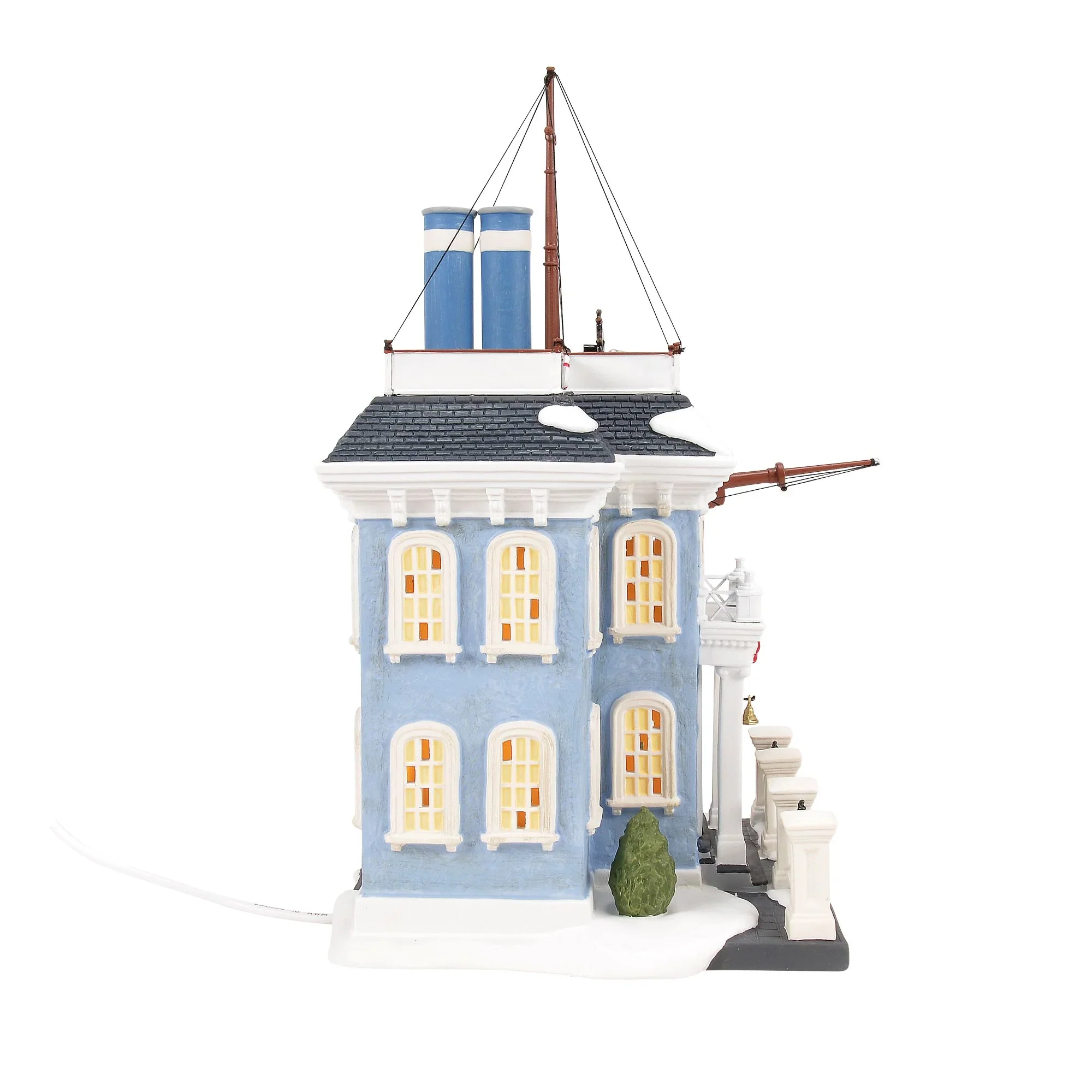 Dickens Village - Admiral Boom's House Figurine, 11" - Image 4