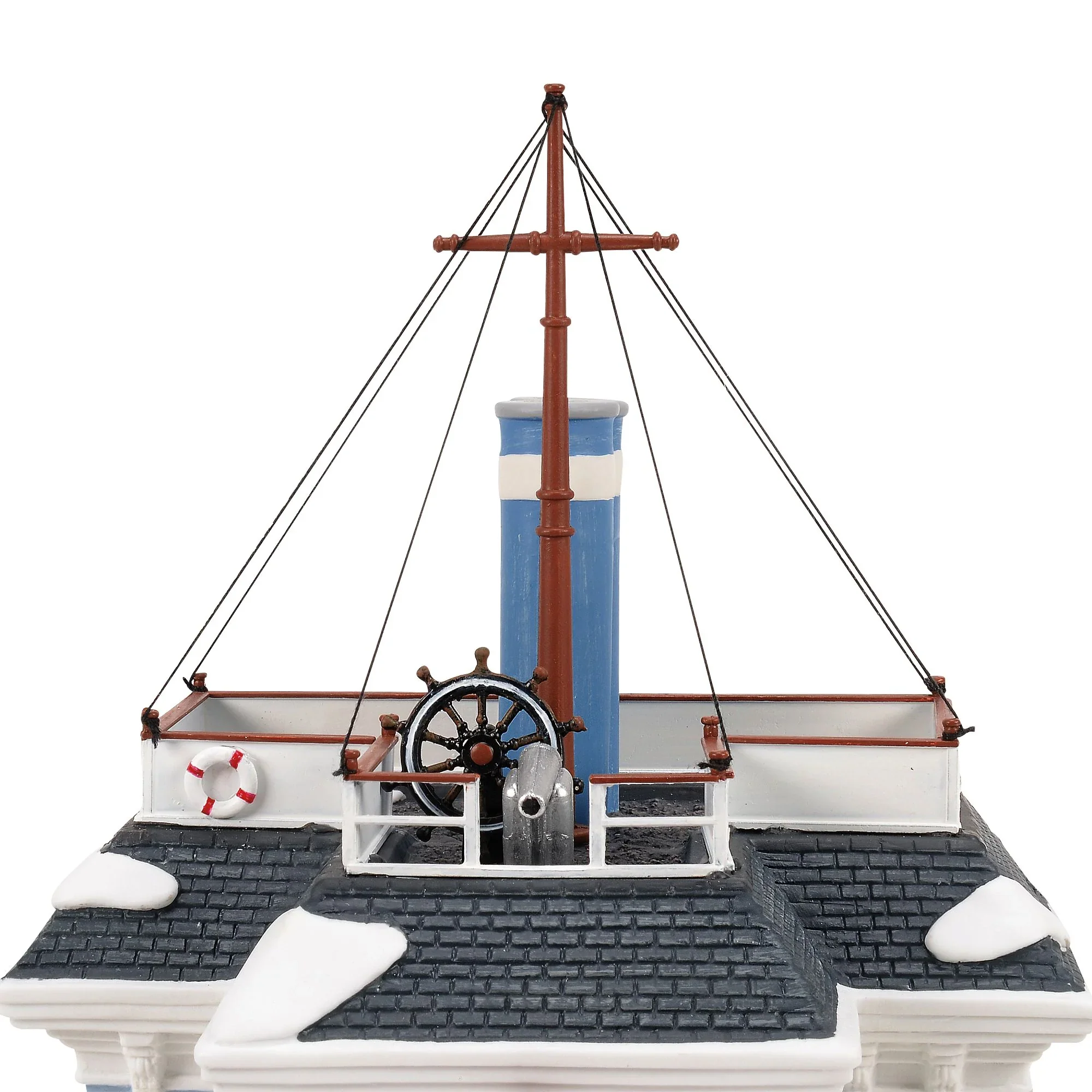 Dickens Village - Admiral Boom's House Figurine, 11" - Image 6