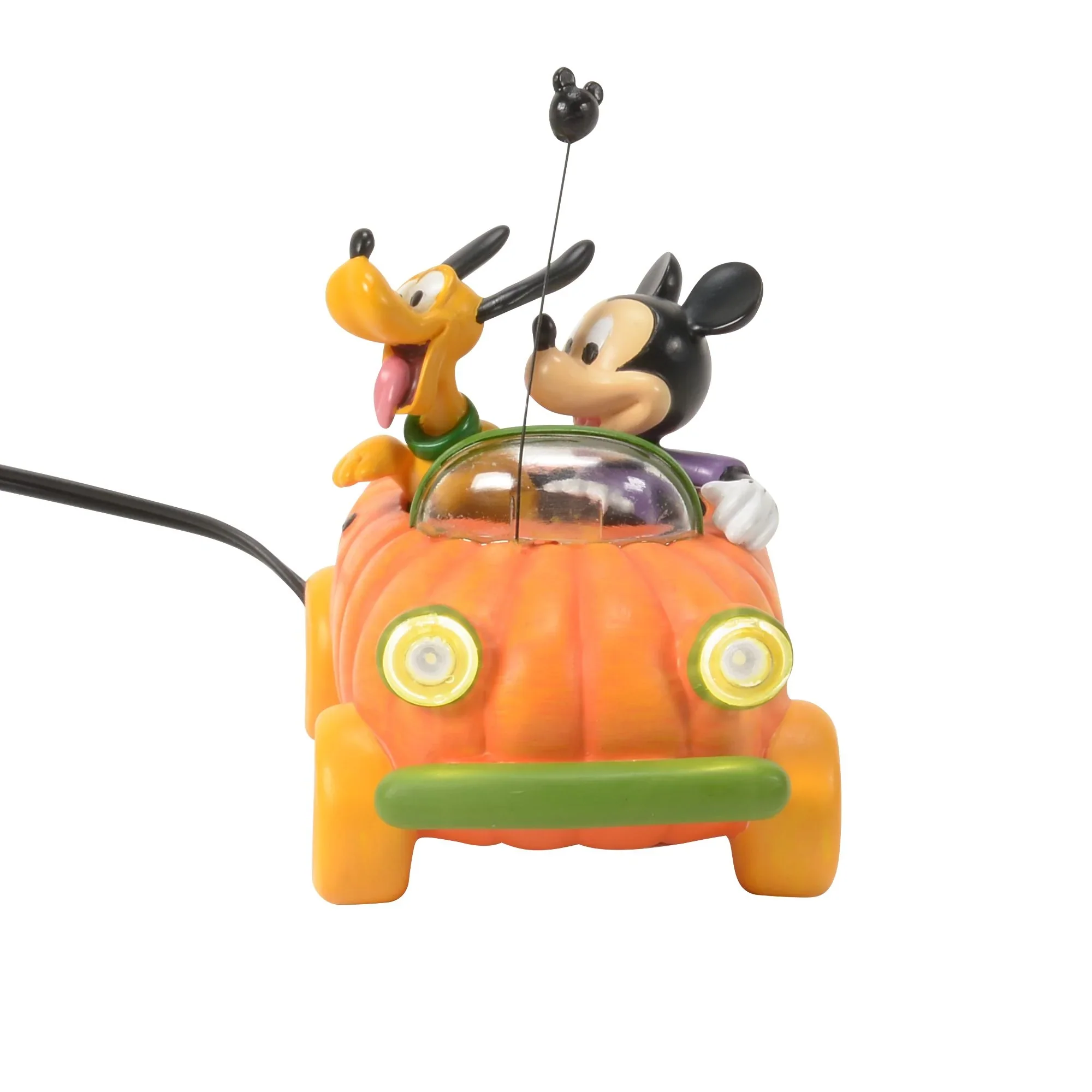 Disney Village - Arriving In Style Pumpkin Car Lighted Figurine, 4" - Image 2
