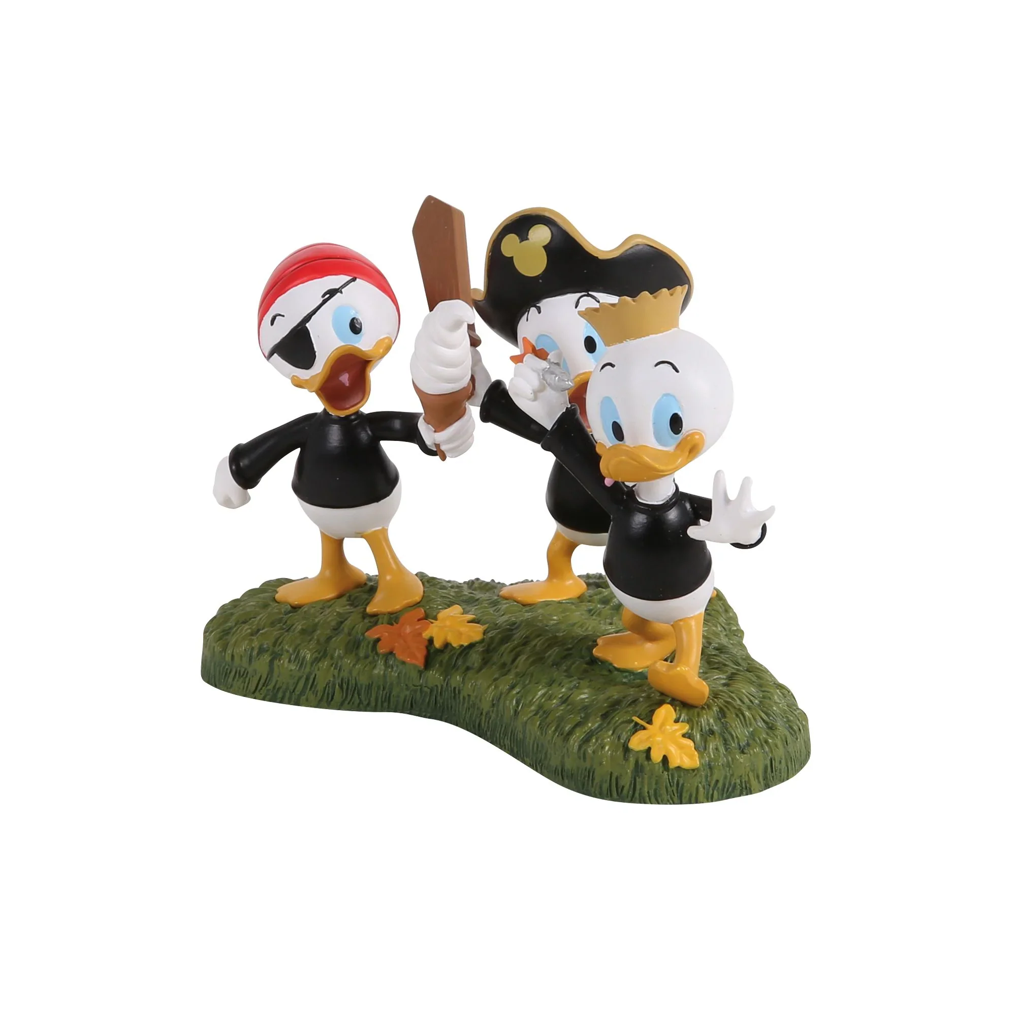 Disney Village - Huey Dewey Louie Take A Chance Figurine, 2.36"