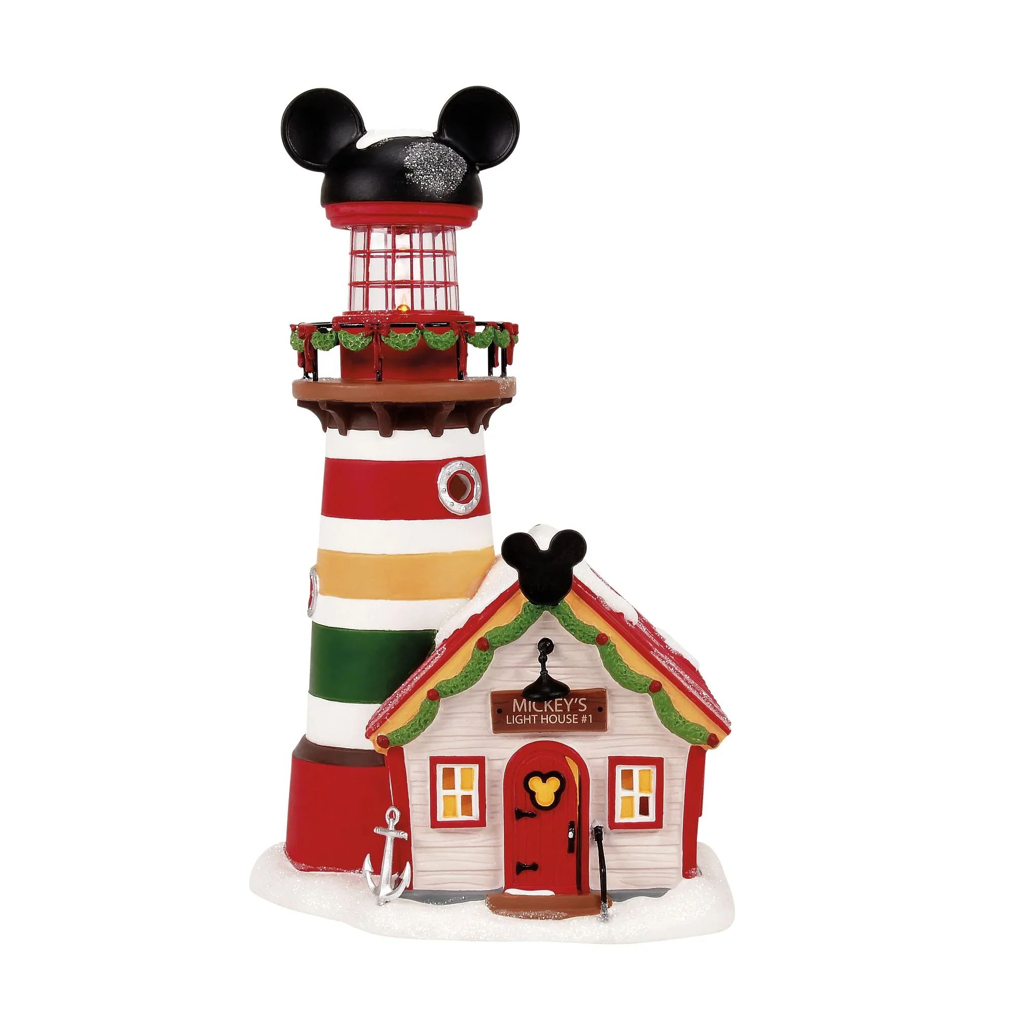 Disney Village - Keeping A Watch For Santa Figurine, 10.24"