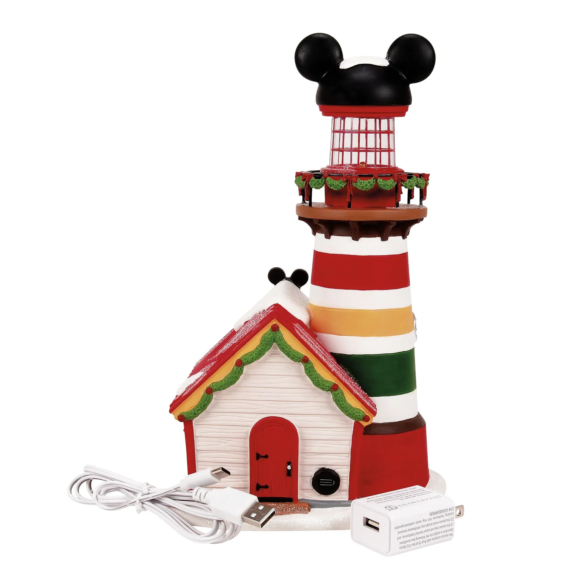 Disney Village - Keeping A Watch For Santa Figurine, 10.24" - Image 5