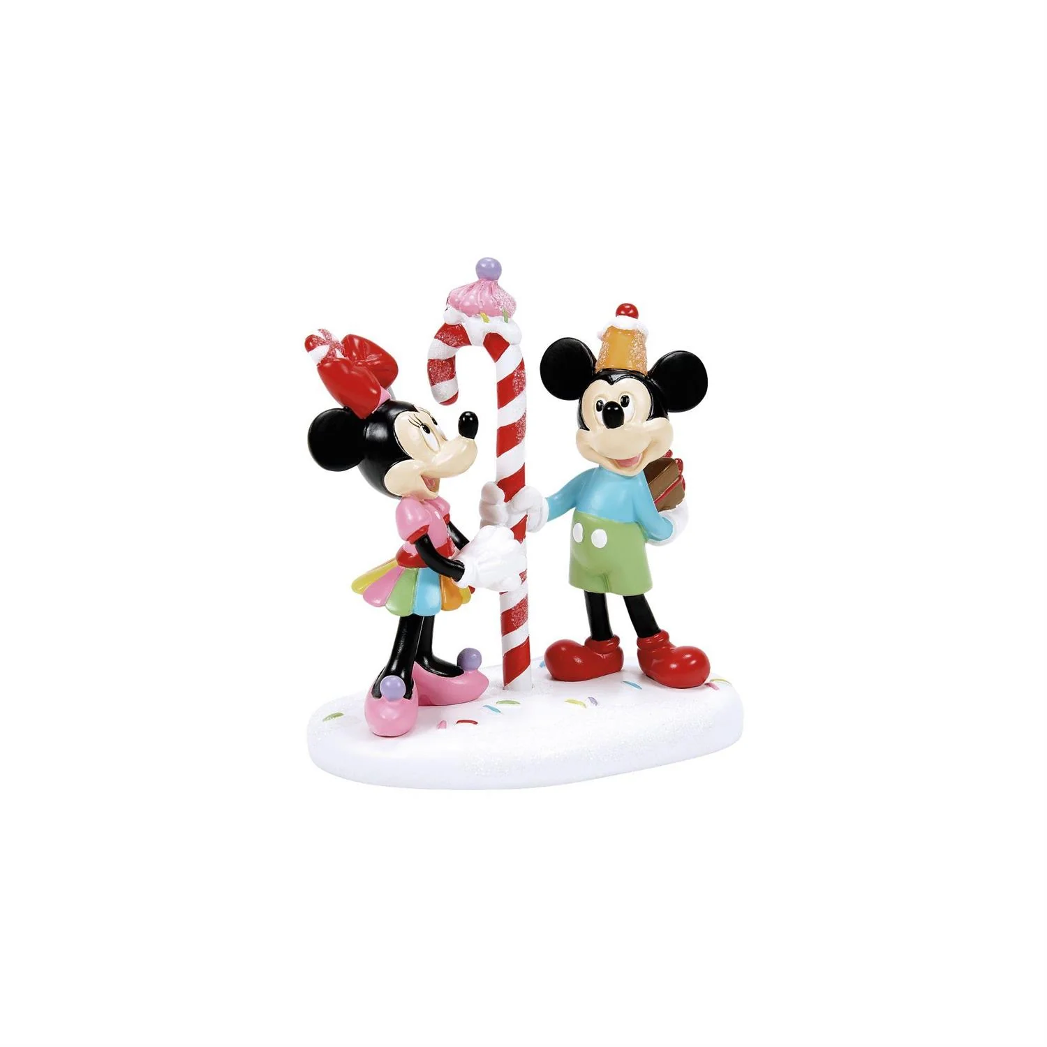 Disney Village - Mickey & Minnie Share A Treat Figurine