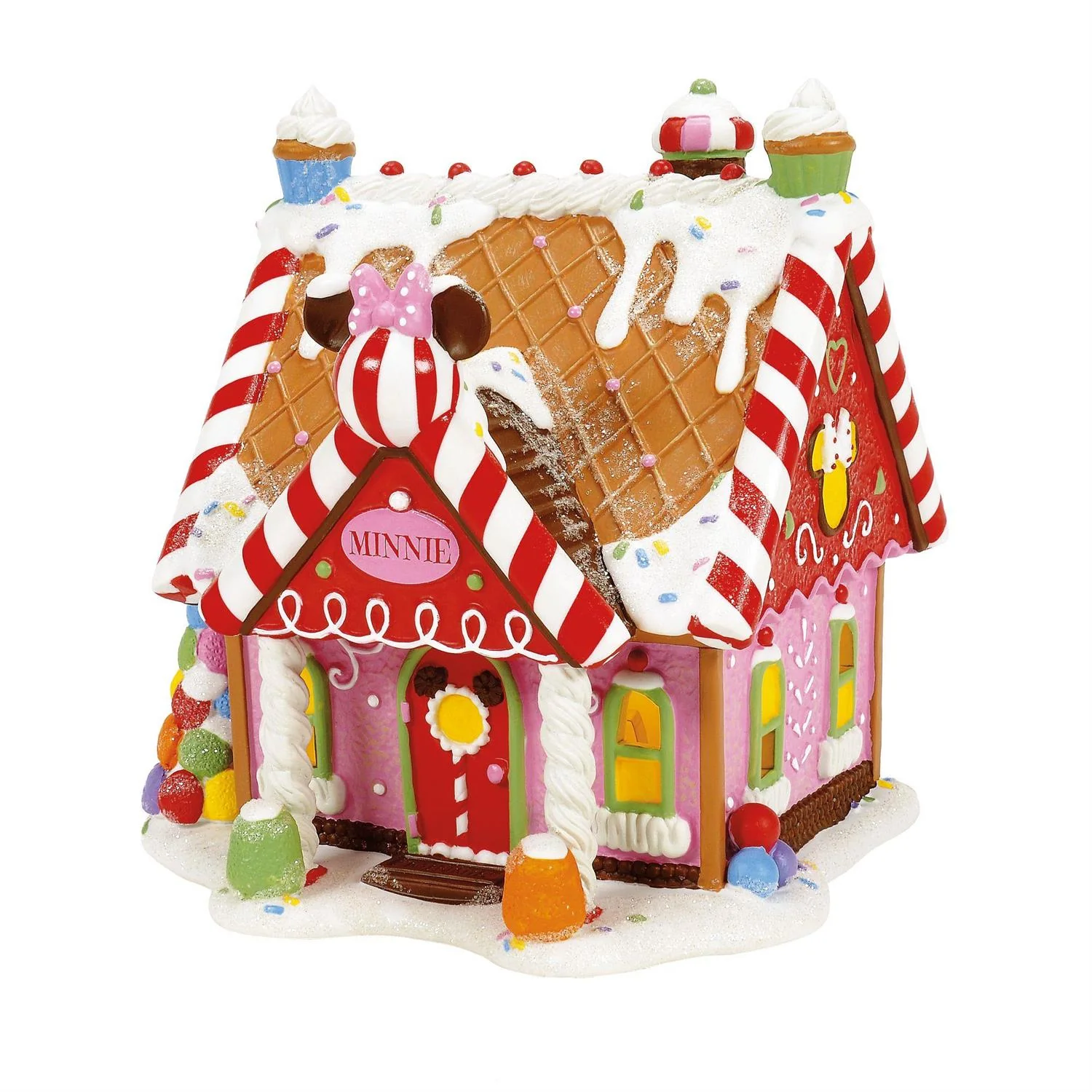 Disney Village - Minnie's Peppermint Villa Figurine