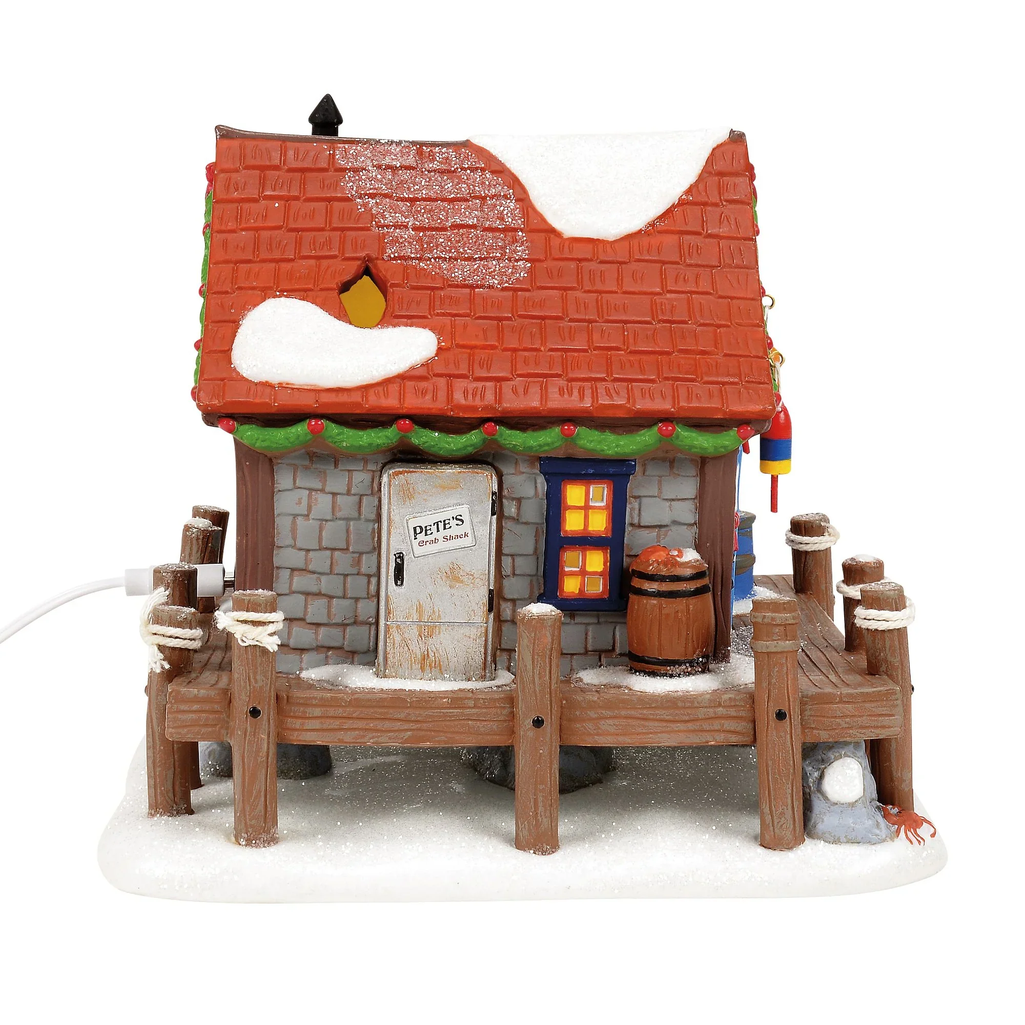 Disney Village - Pete's Crabby Christmas Figurine, 6" - Image 4