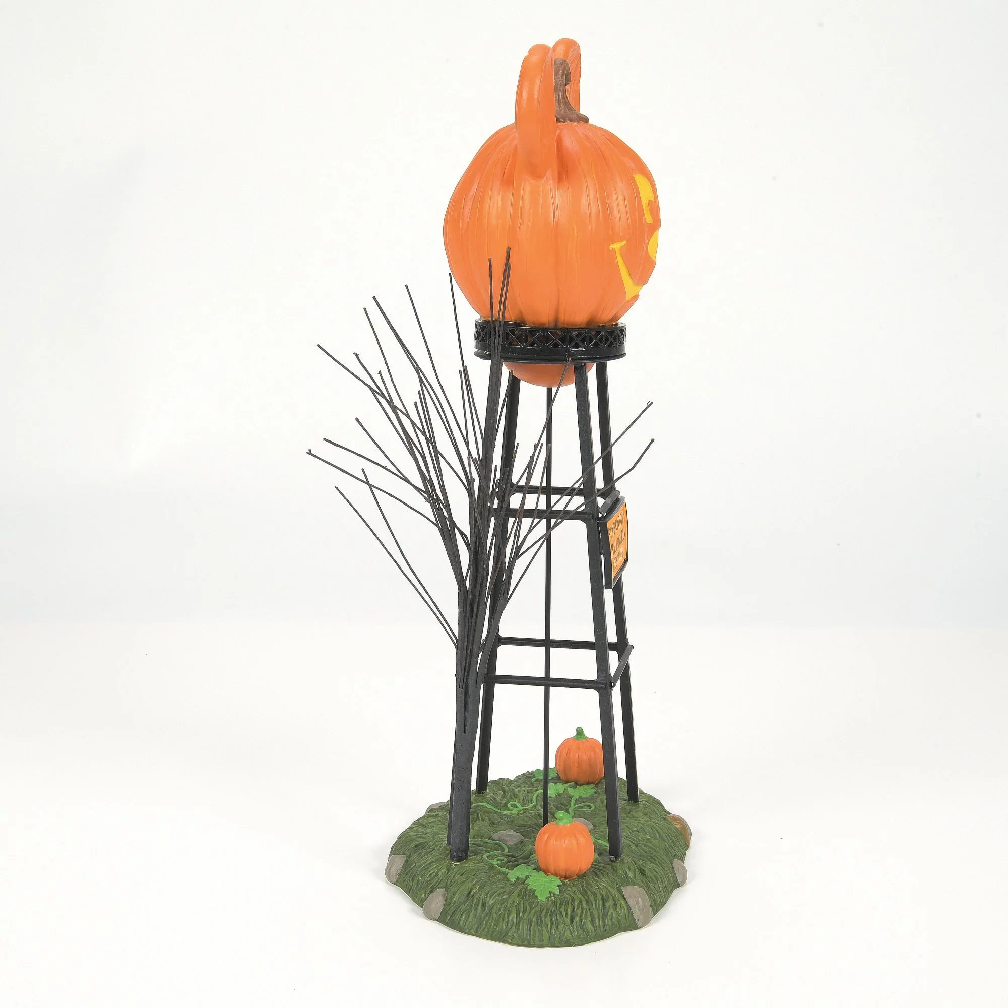 Disney Village - Pumpkintown Water Tower Figurine, 12" - Image 2