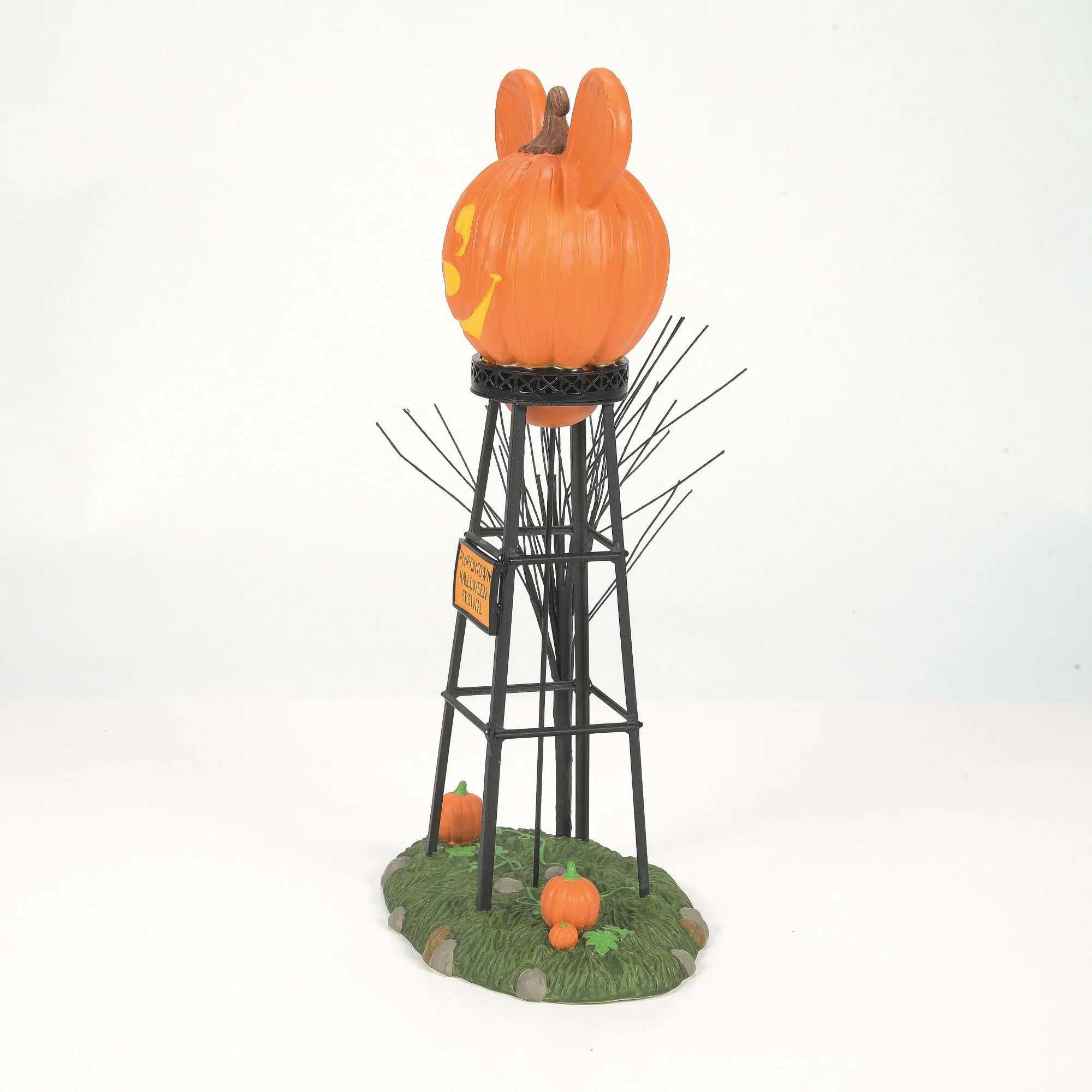Disney Village - Pumpkintown Water Tower Figurine, 12" - Image 5
