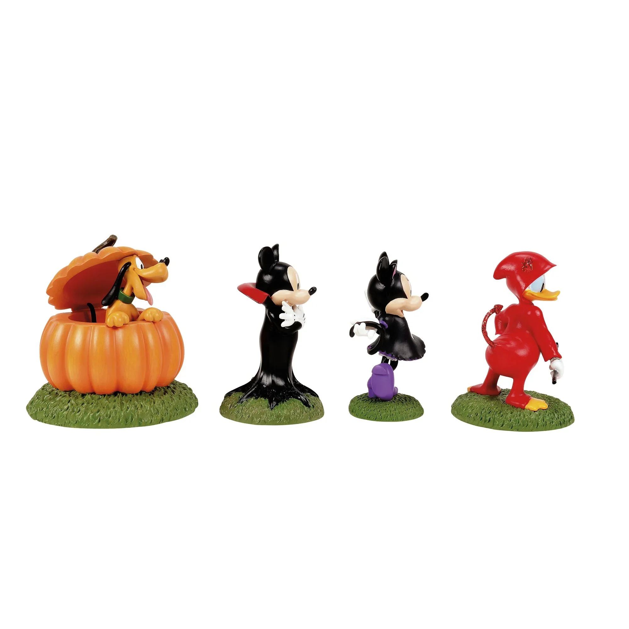Disney Village - Ready For Tricks & Treats Figurines, 3" (Set of 4) - Image 3