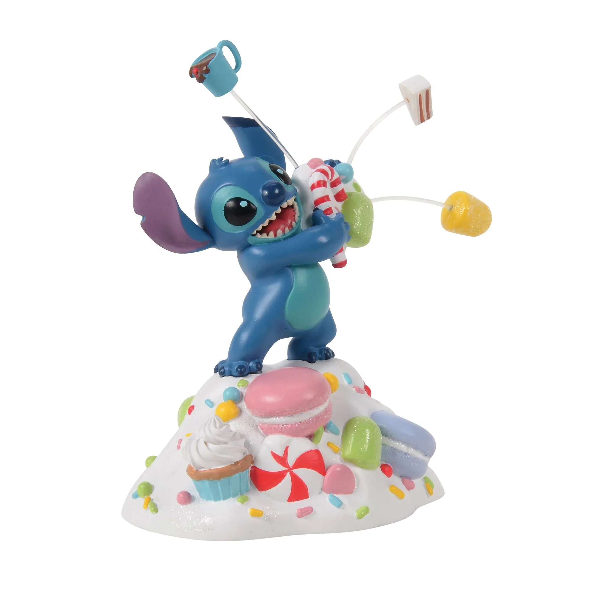 Disney Village - Stitch Orders It All Figurine, 3.74" - Image 3