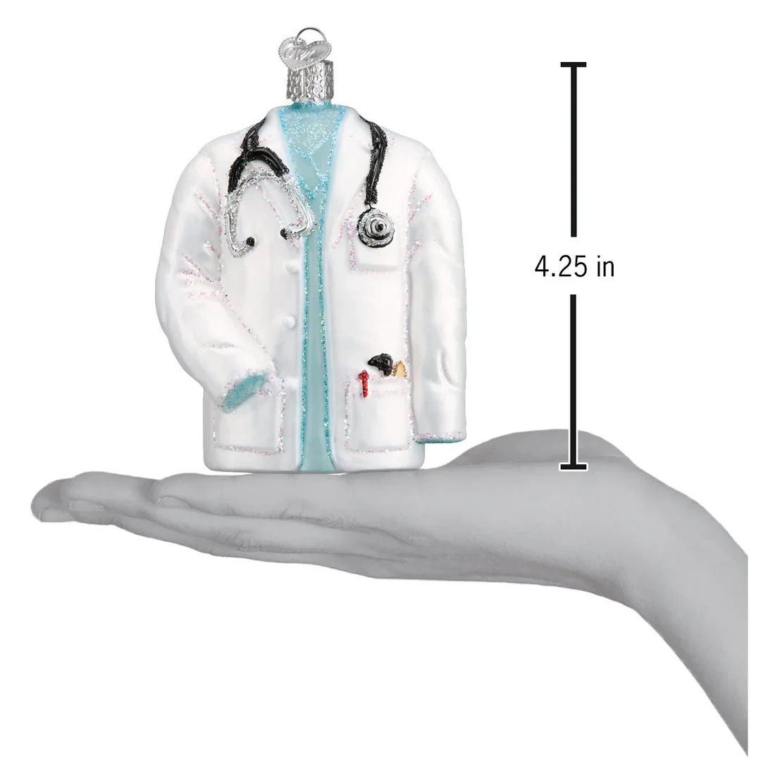 Doctor's Coat Ornament, 4.25" - Image 5