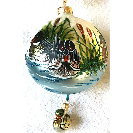 Ducky Ducks Drop Ornament, 4" - Image 3
