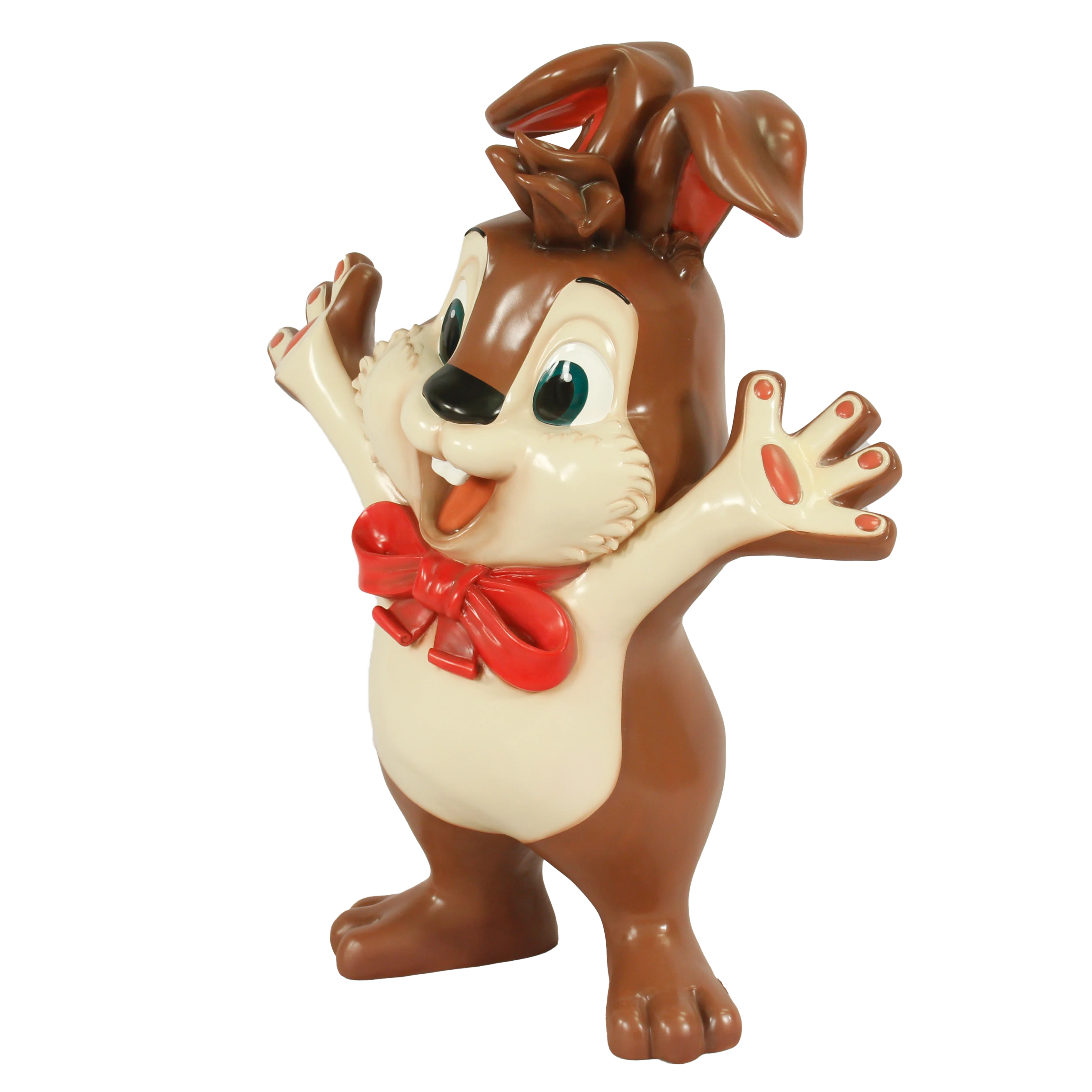 Large Fiberglass Easter Bunny Standing Figure, 47" - Image 2