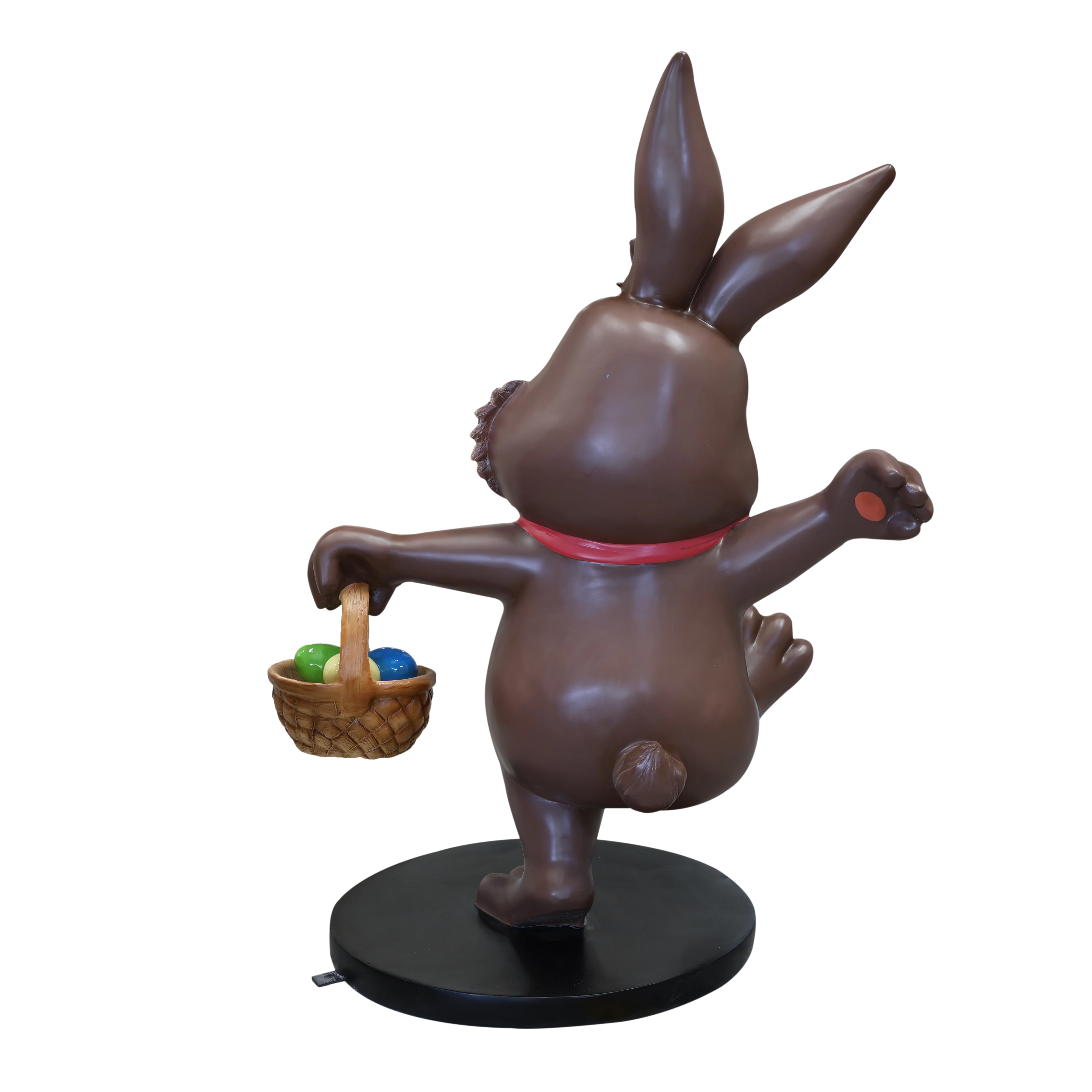 Large Easter Bunny with Baskets of Eggs Figure, 55" - Image 3
